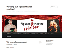 Tablet Screenshot of figurentheater-spielbar.de
